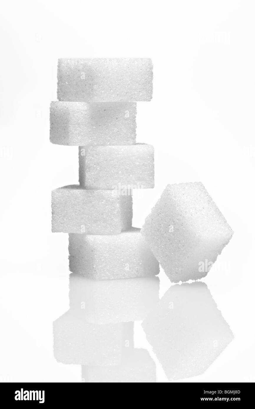Close-up of sugar cube Banque D'Images