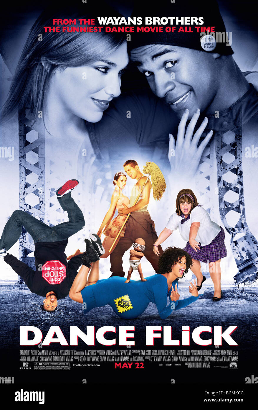 Dance Flick Année : 2009 Réalisation : Damien Dante Wayans Shoshana Bush, Damon Wayans Jr., l'affiche de film (USA) Banque D'Images
