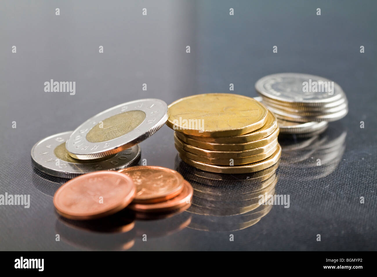 Argent canadien Banque D'Images