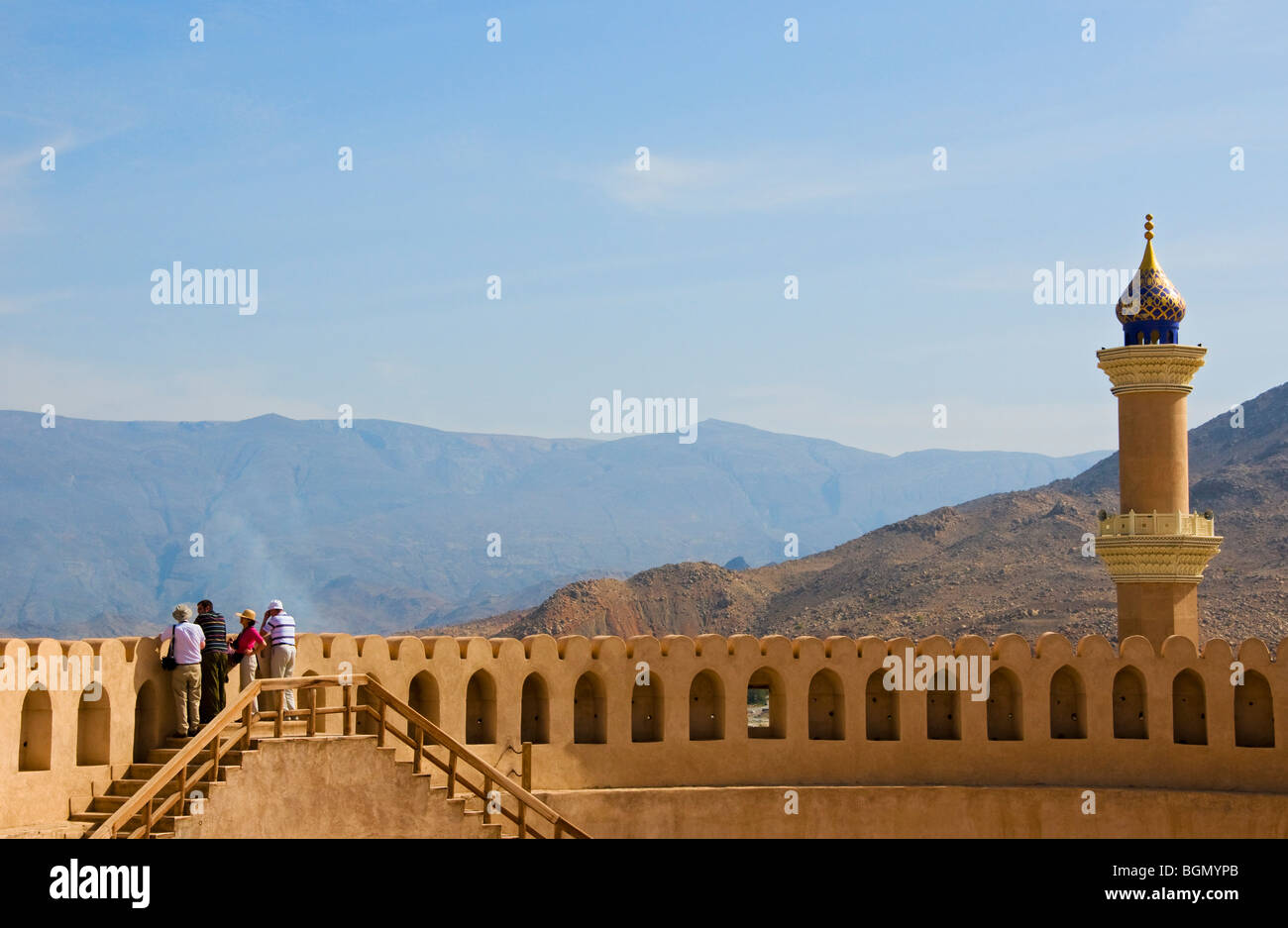 Nizwa fort Sultanat d'Oman Banque D'Images