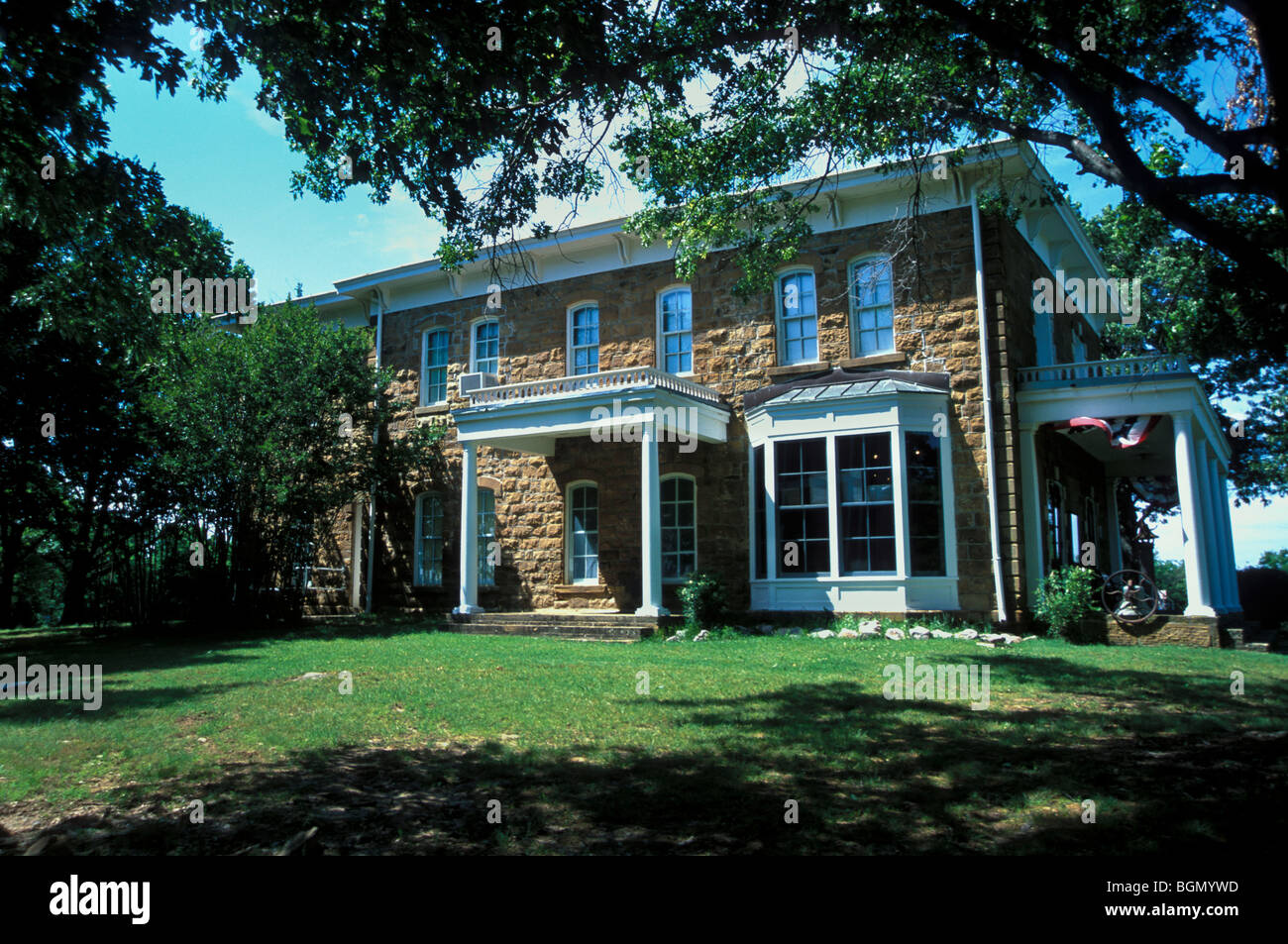 Cinq tribus civilisées musée abrite des artefacts du Cherokee, Choctaw, Creek et Seminole, Oklahoma Chickasaw, Muskogee Banque D'Images