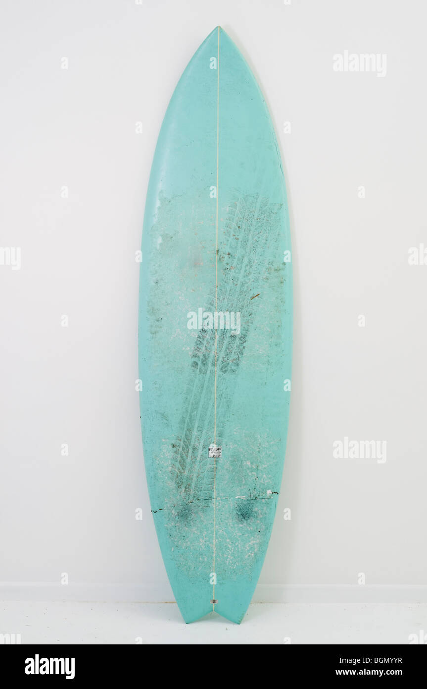 Exécutez plus de surf avec marque de pneu Banque D'Images