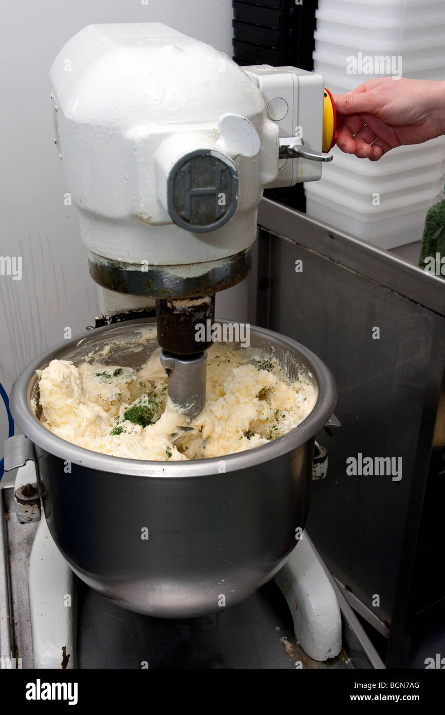 La transformation des aliments en gros usine, Irlande Banque D'Images