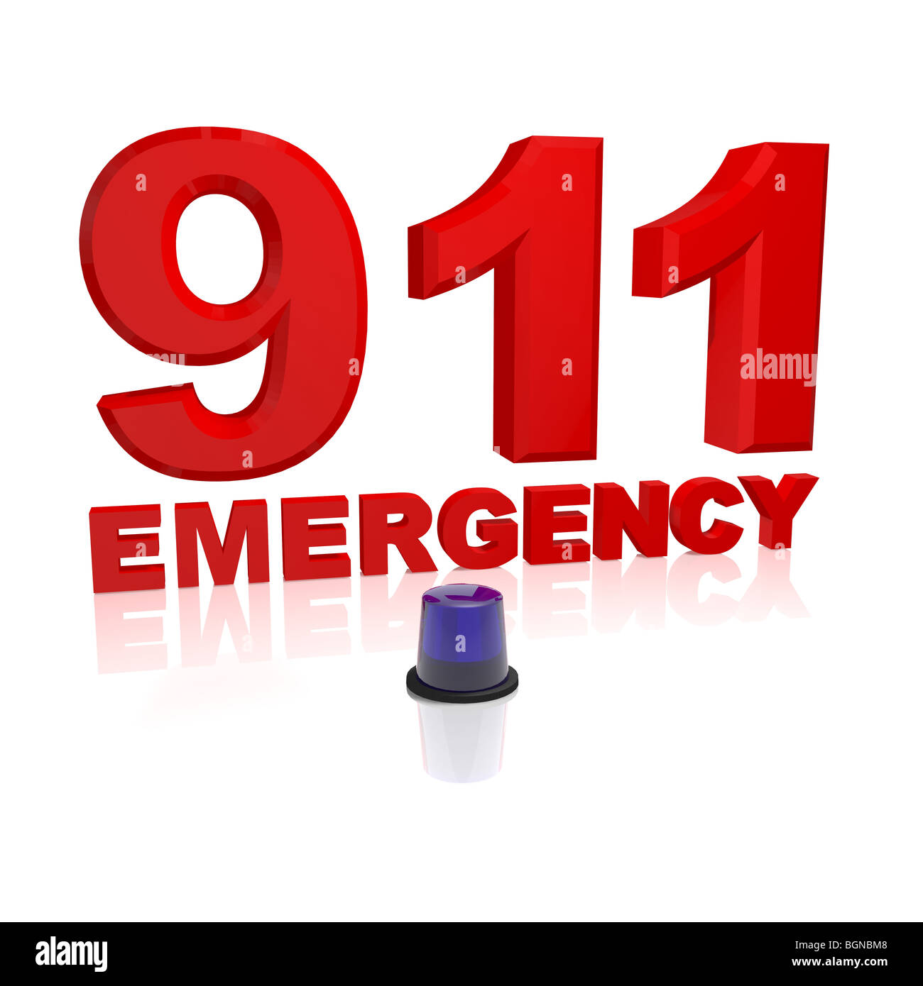 d’urgence 911 Banque D'Images
