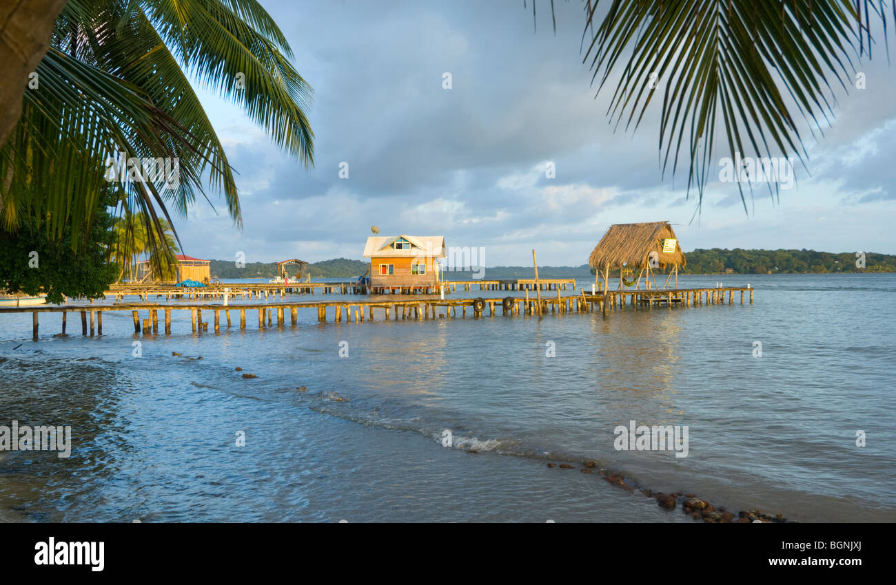 Bocas del Toro Panama Isla Carenero Banque D'Images