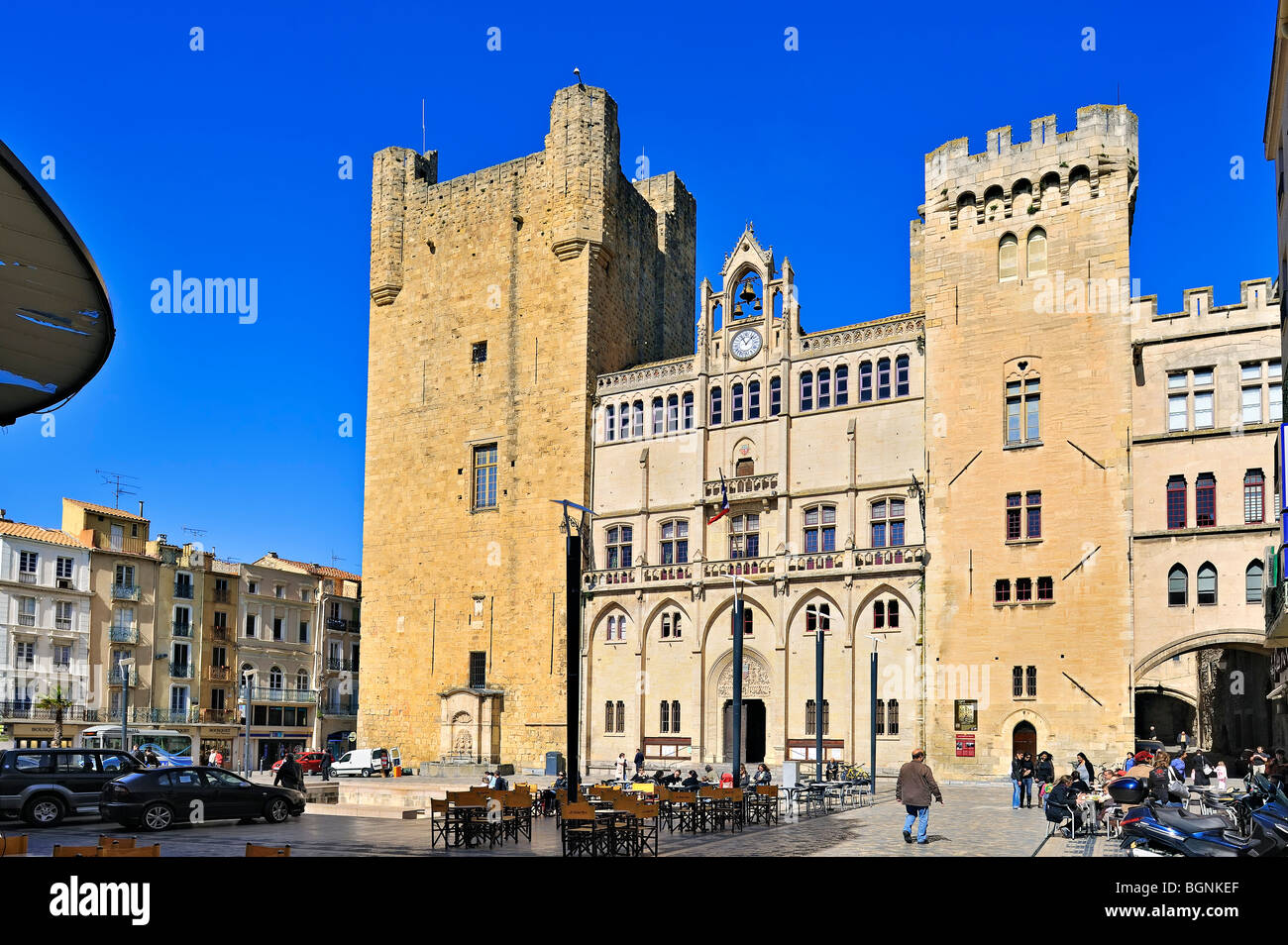 Palais des Archevêques, Narbonne, France. Banque D'Images