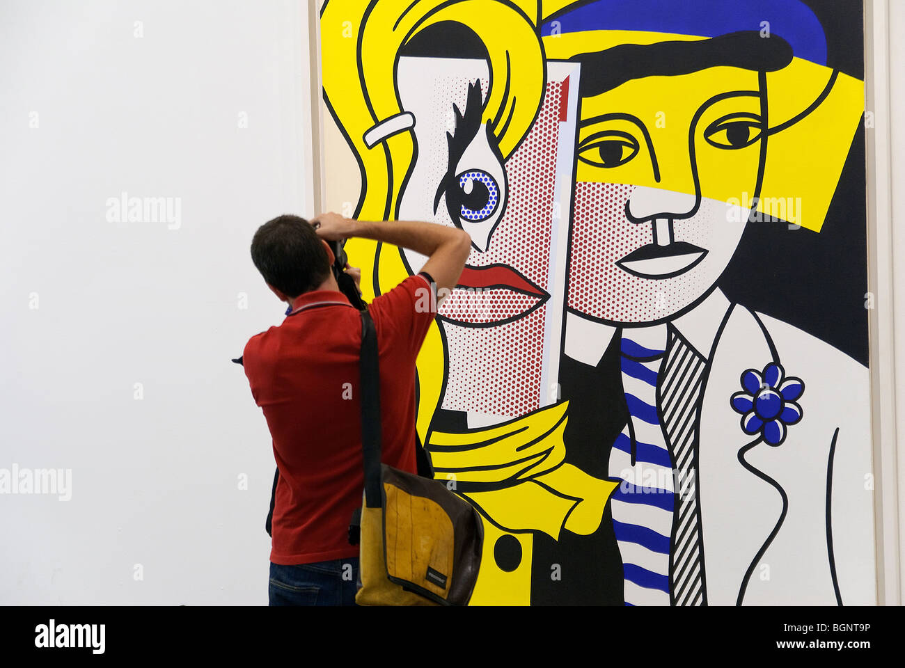 Roy lichtenstein pop art painting Banque de photographies et d’images à