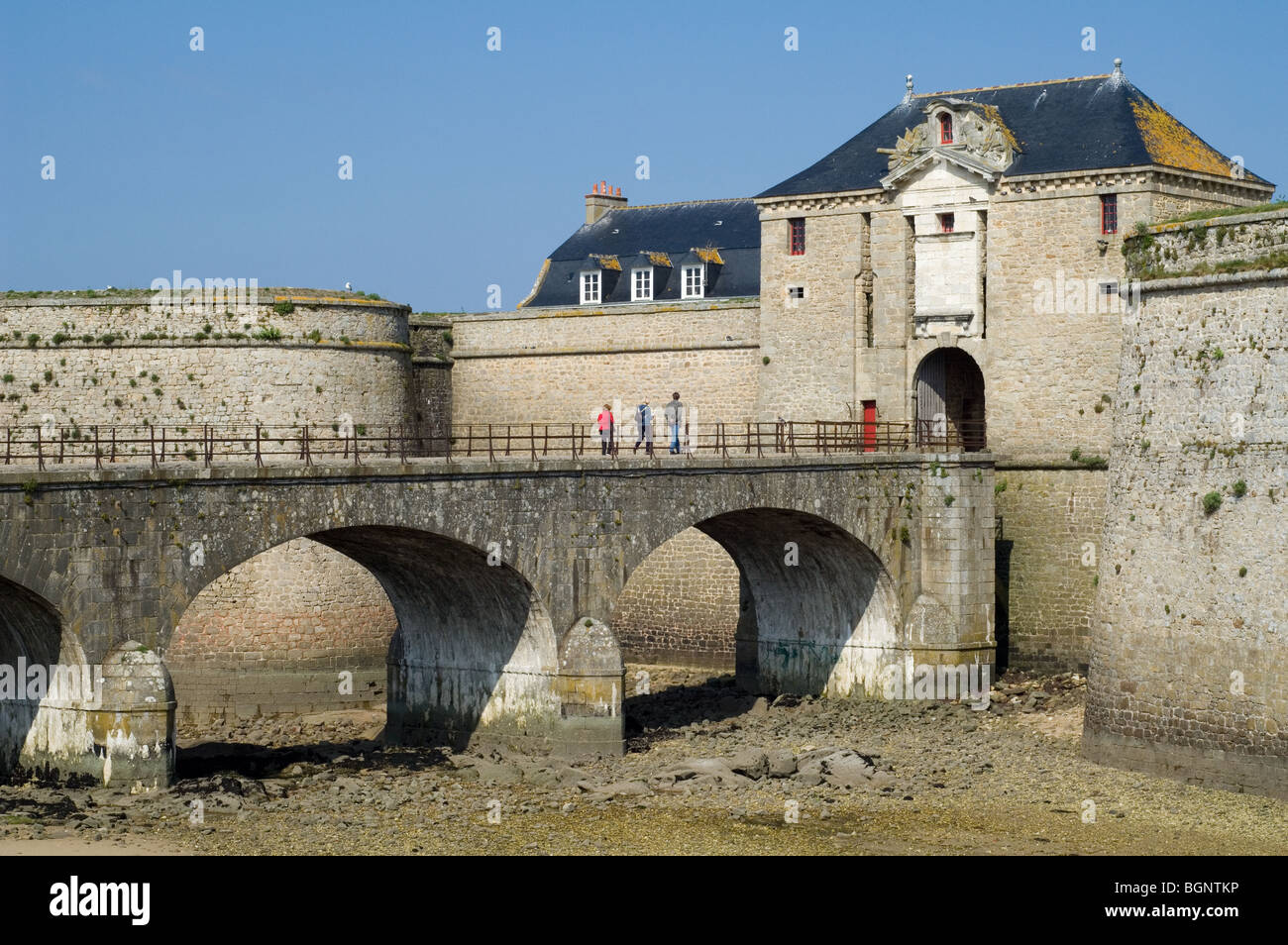 La citadelle de Port-Louis, Morbihan, Bretagne, France Banque D'Images
