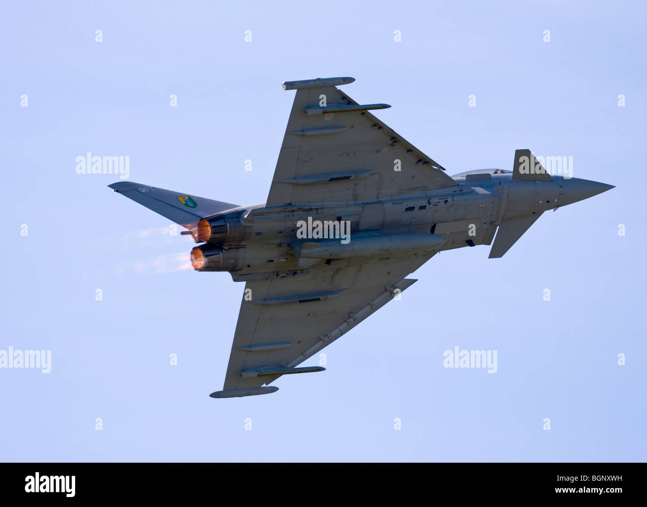 Typhoon de la RAF à RAF Leuchars Airshow 2009, Fife, Scotland Banque D'Images