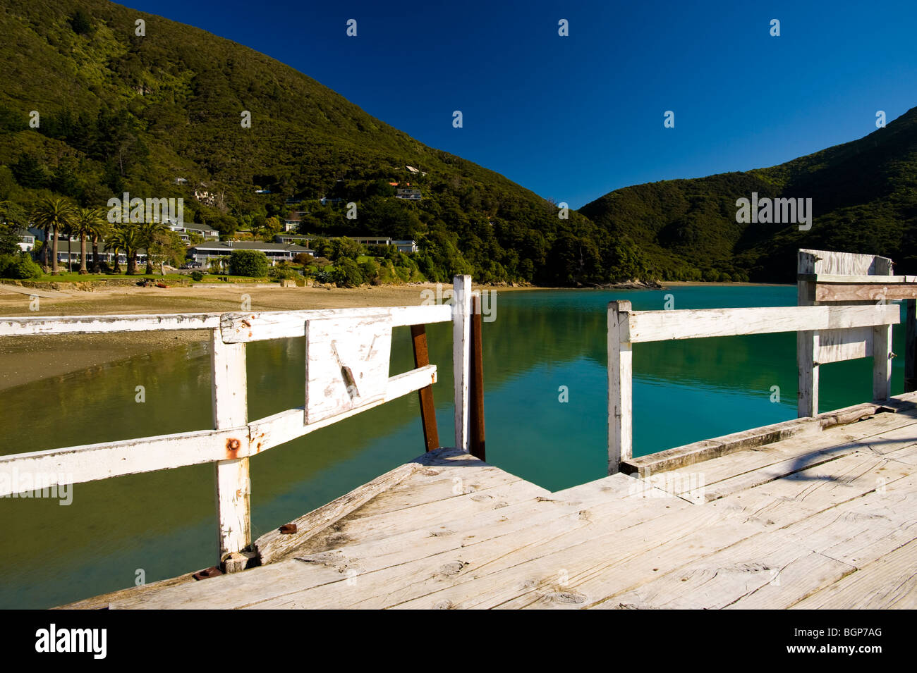 Kenepuru Sound, île du Sud, Nouvelle-Zélande Banque D'Images