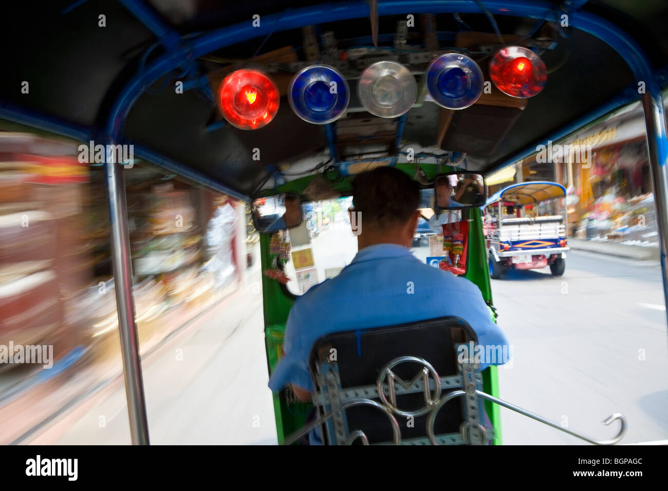Tuk Tuk ou auto rickshaw, Bangkok, Thaïlande Banque D'Images