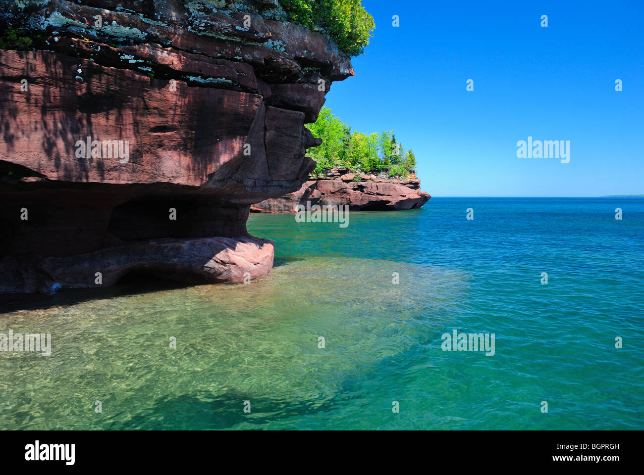 Îles Apostle du Lac Supérieur Banque D'Images