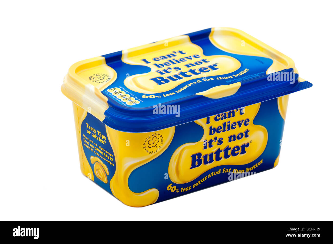 500 grammes à remous d' je ne peux pas croire que ce n'est pas le beurre margarine' Banque D'Images