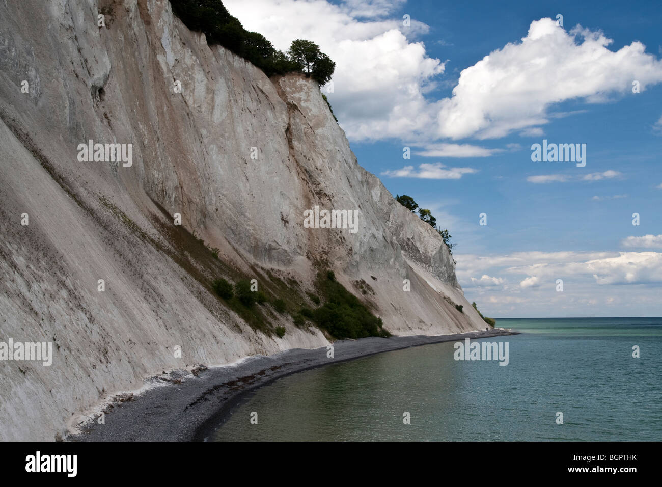 Moens klint. Le Danemark. Banque D'Images