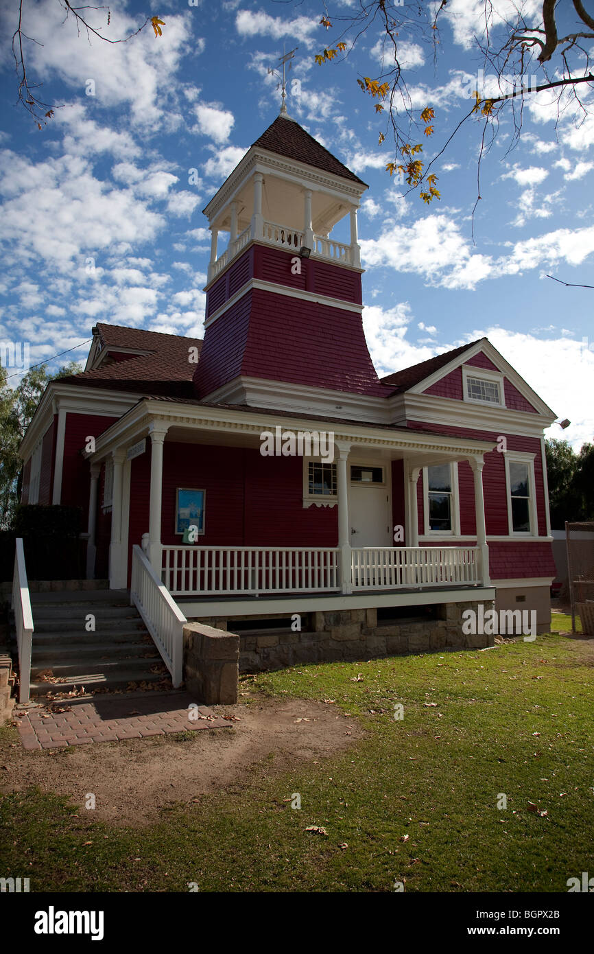 L'école historique de Santa Clara, construit en 1896 situé dans le Santa Clarita Valley dans le comté de Ventura en Californie Banque D'Images