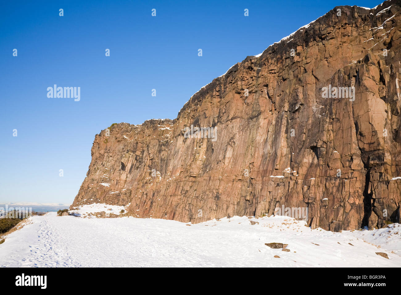 Salisbury Crags, Holyrood Park, Édimbourg Banque D'Images