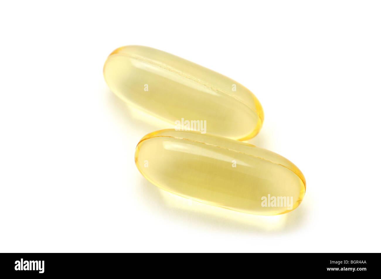 Capsules Omega 3 Banque D'Images