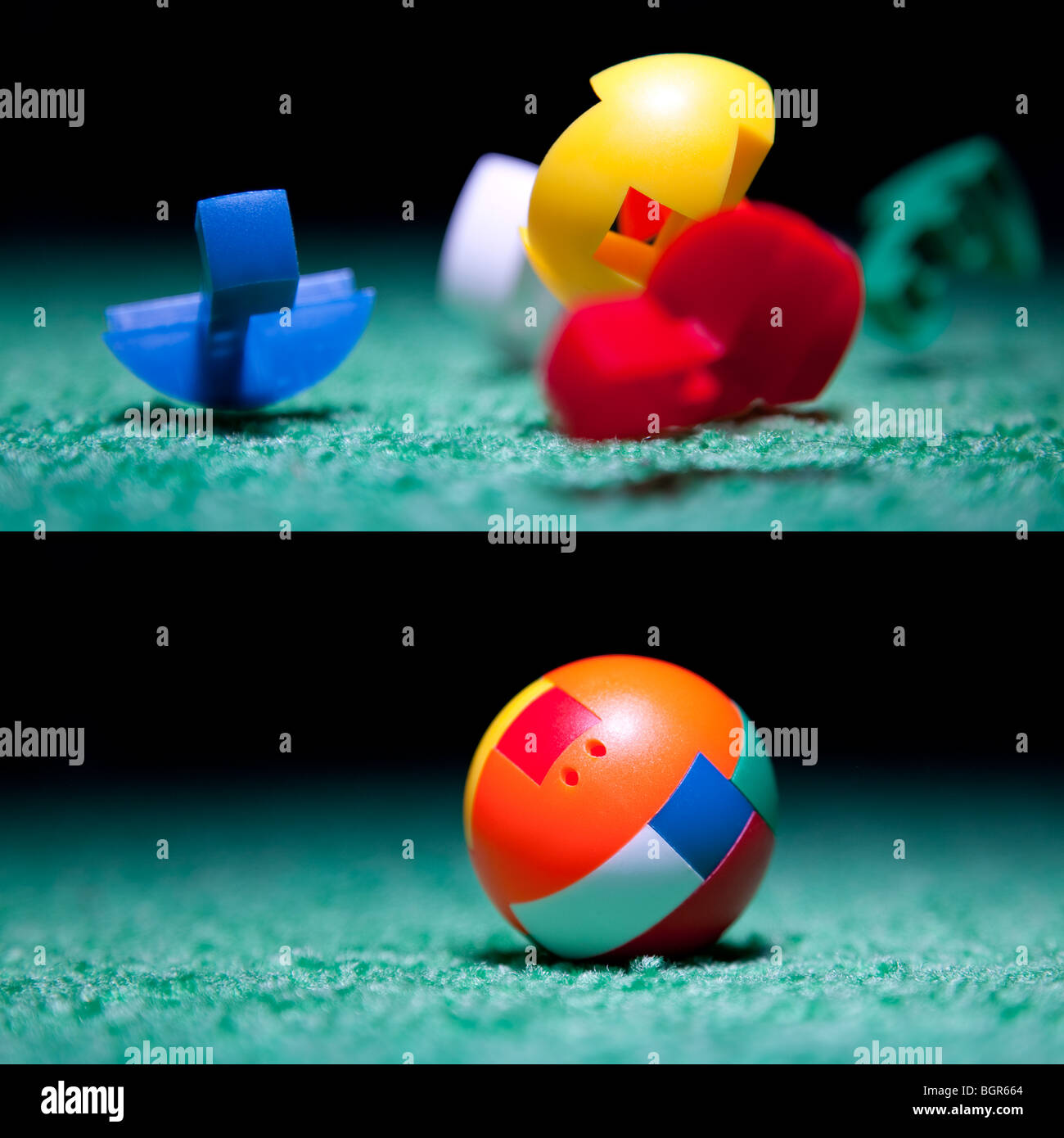 Chaos / commander Banque D'Images