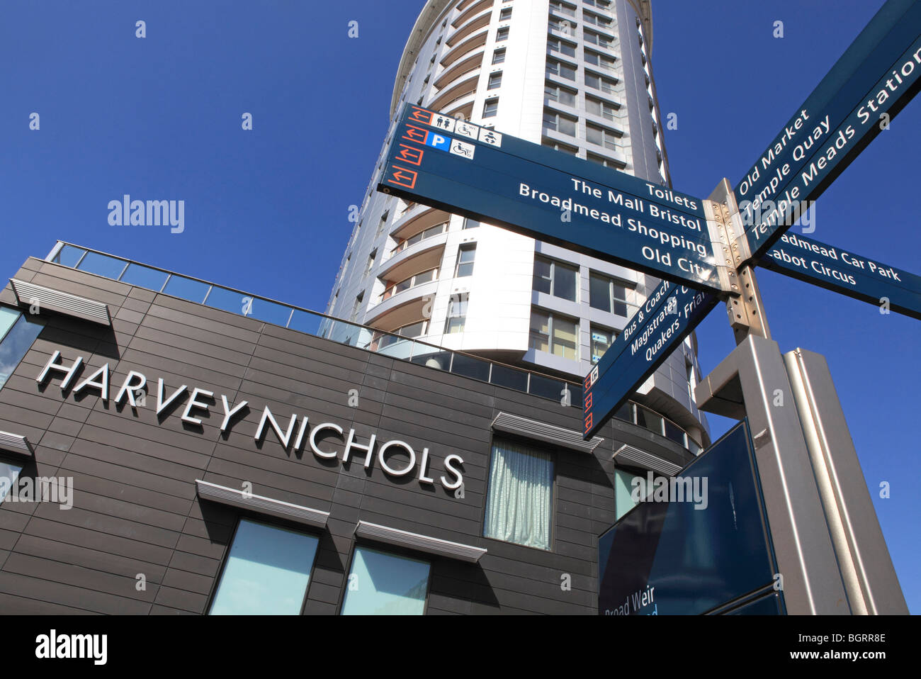Bristol, centres commerciaux Banque D'Images