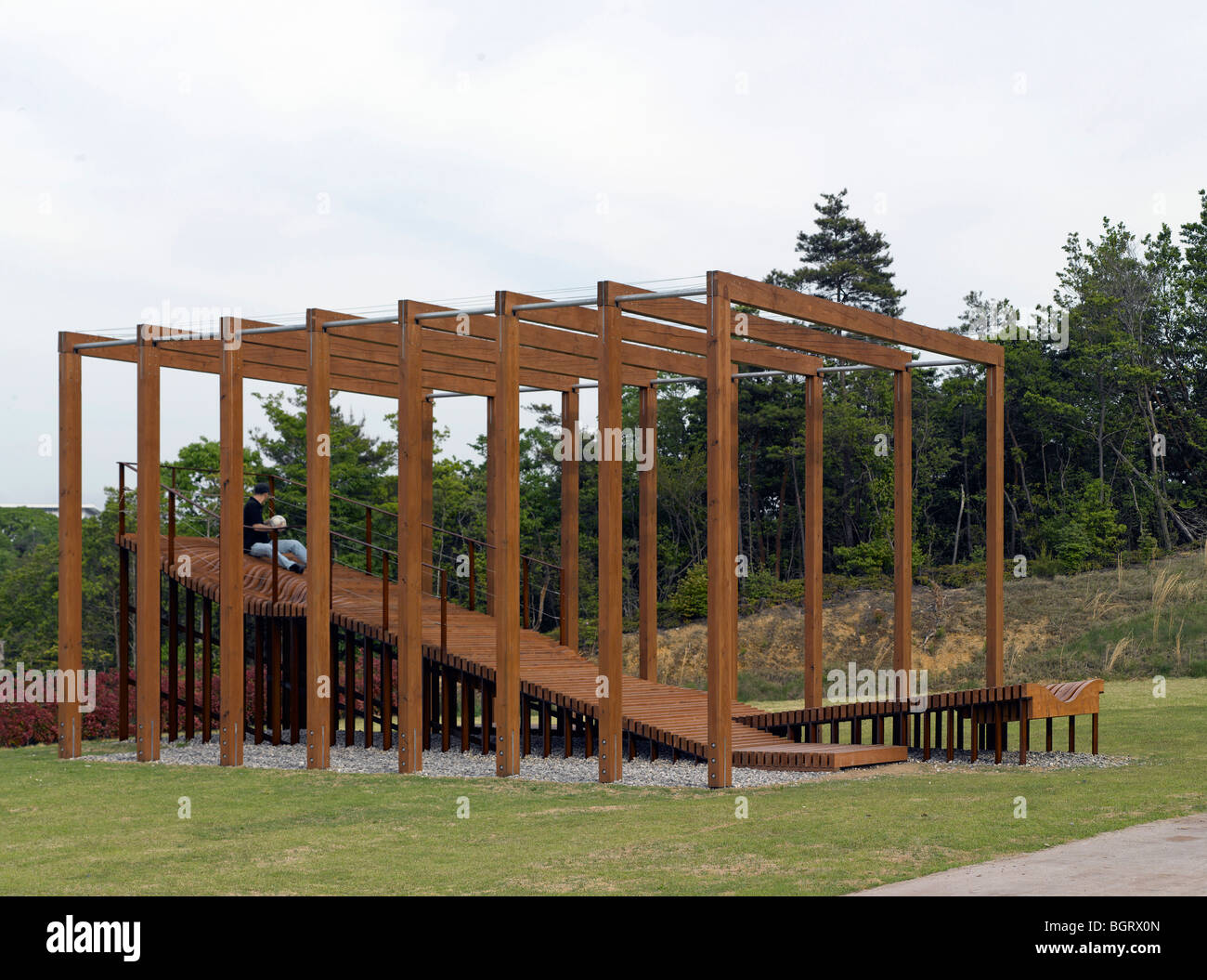 SLOWTECTURE M SPORTS PAVILLIONS, Hyogo, Japon, SHUE Banque D'Images