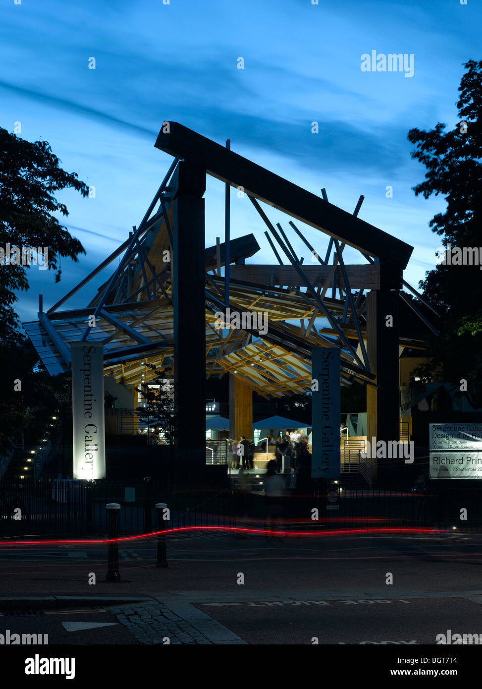 Galerie SERPENTINE PAVILLON D'ÉTÉ 2008, Londres, Royaume-Uni, Frank Gehry Banque D'Images
