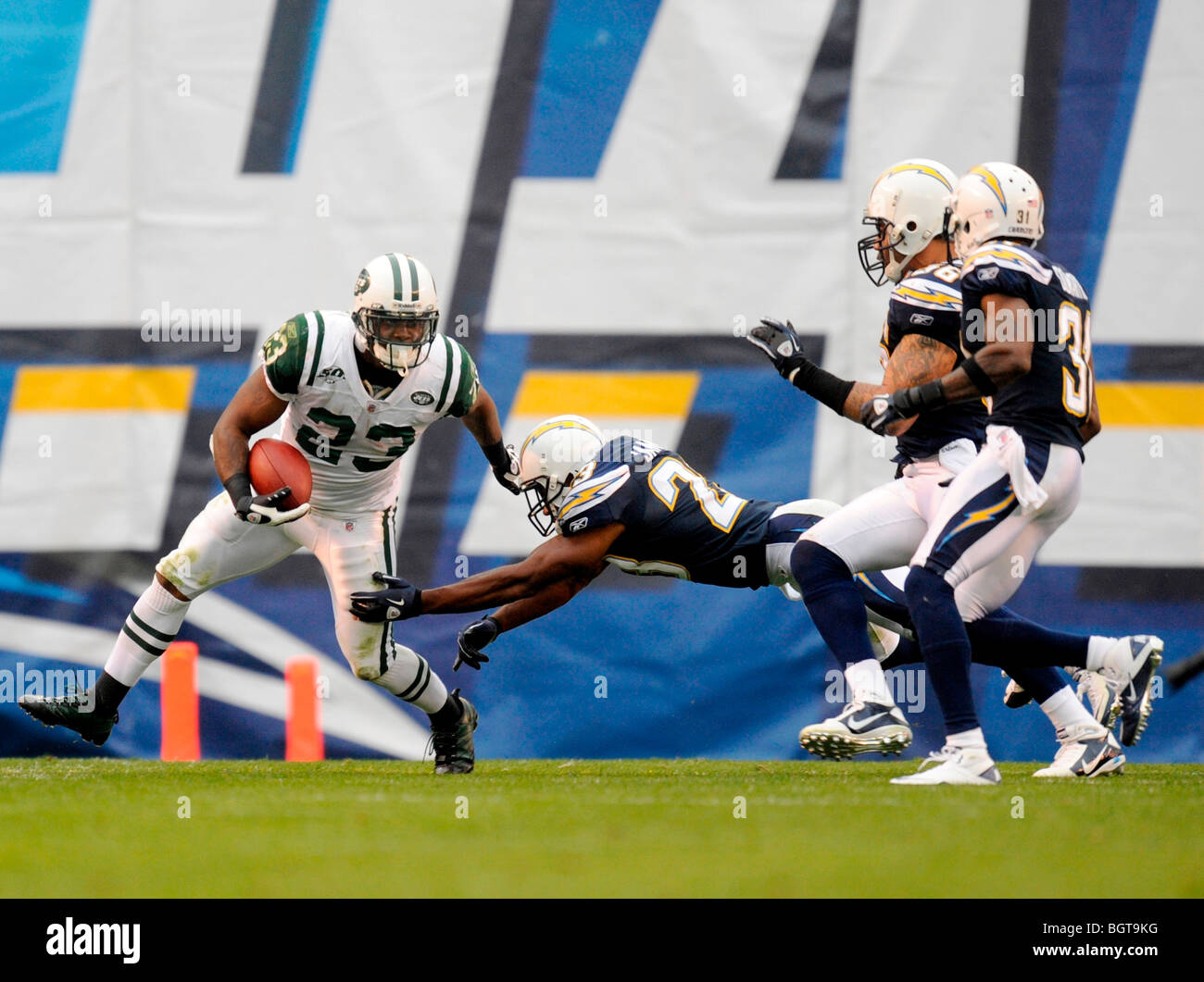 Shonn Greene # 23 de la New York Jets Banque D'Images