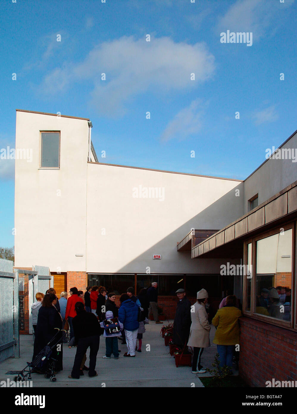 NORTH KILDARE Éduquer ensemble, l'école, l'Irlande, CELBRIDGE Grafton Architects Banque D'Images