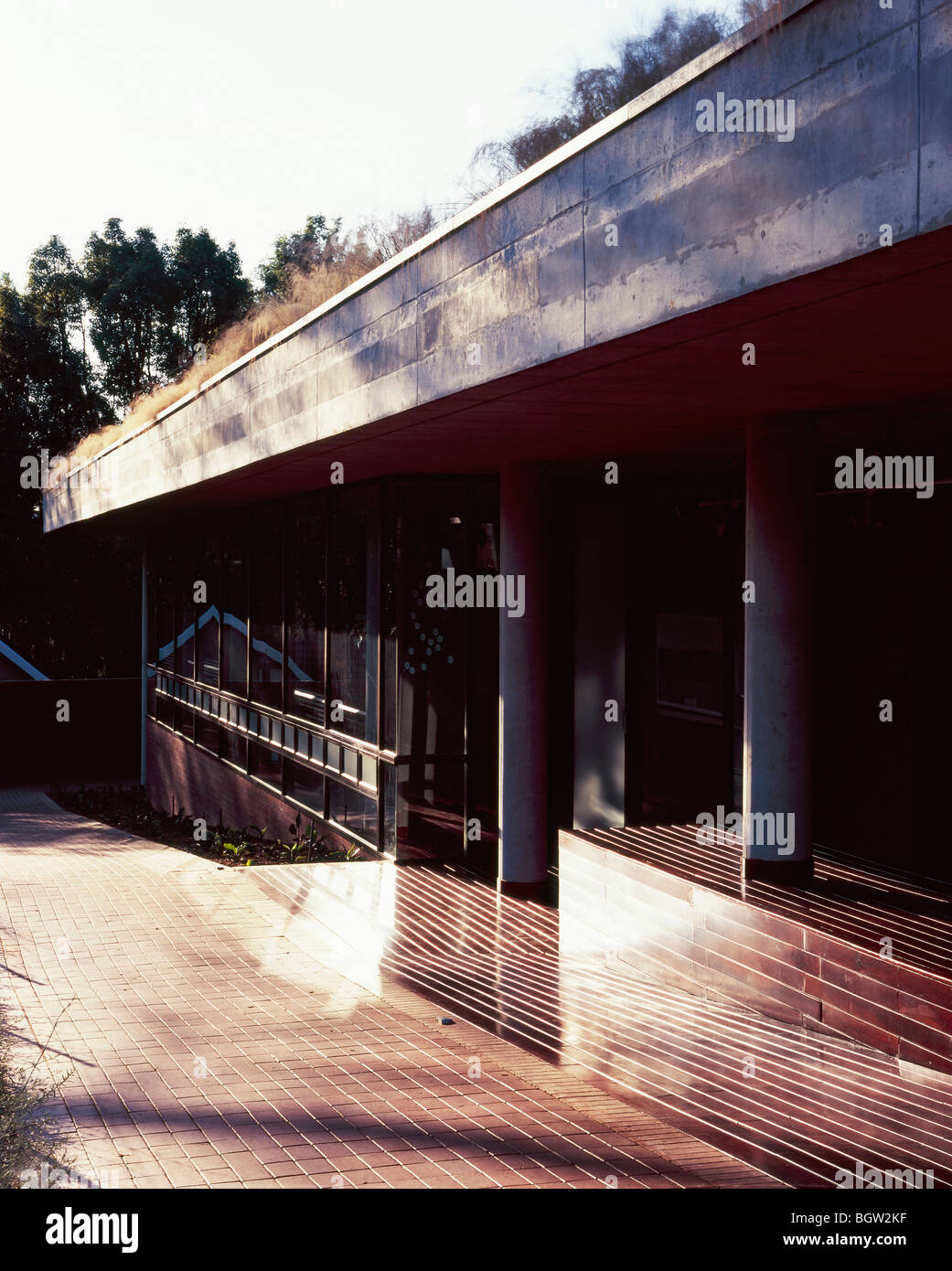 Cité DU PATRIMOINE LILIESLEAF, JOHANNESBURG, AFRIQUE DU SUD, MASHABANE ARCHITECTES ROSE Banque D'Images