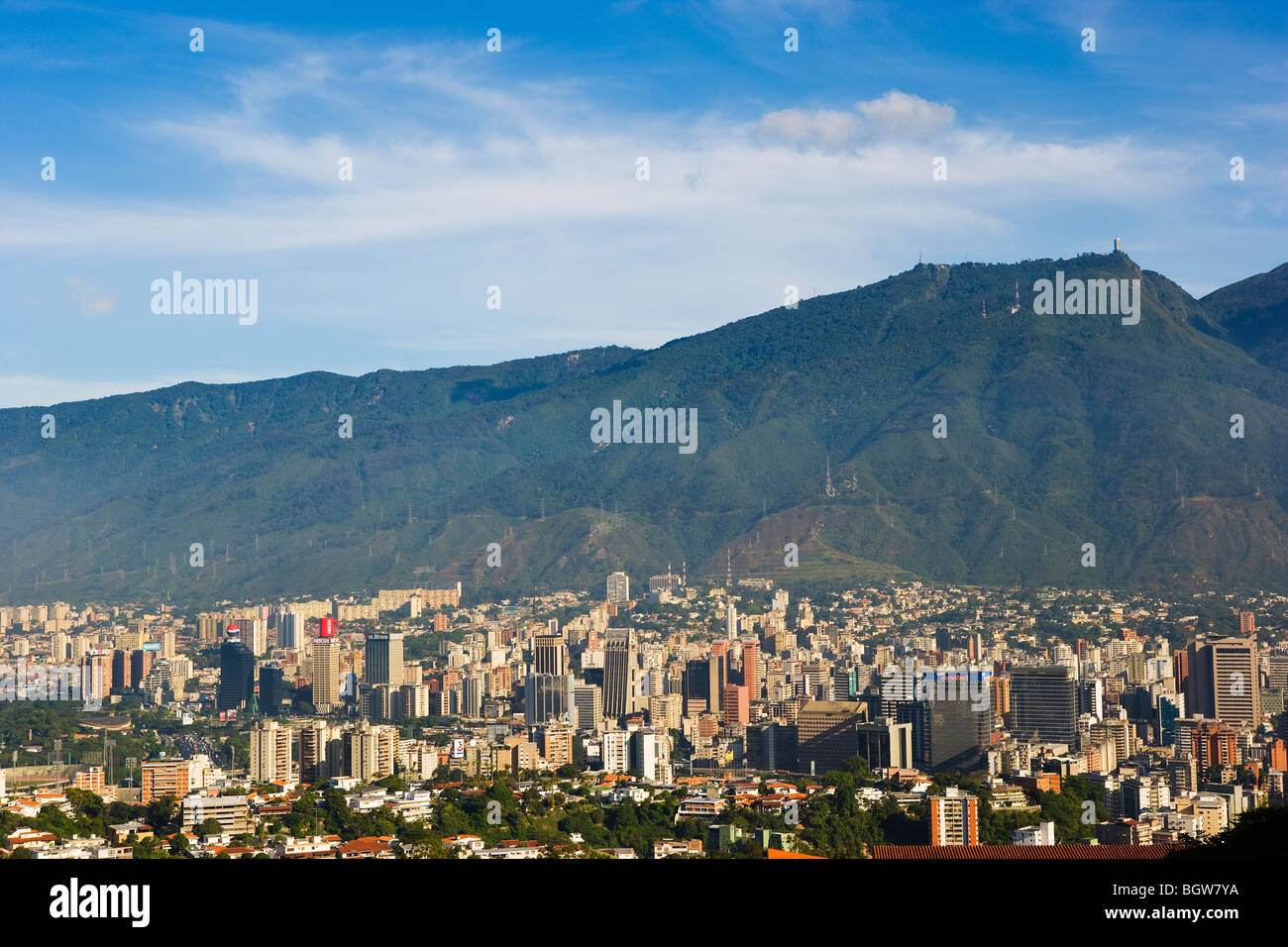 L'Amérique du Sud, Venezuela, Caracas, Skyline Banque D'Images