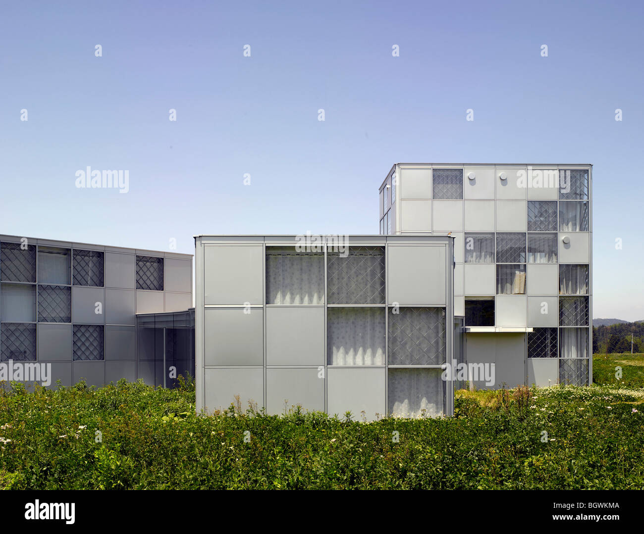 Projet d'aluminium-ECOMS HOUSE, TOSO CITY, JAPON, RIKEN YAMAMOTO