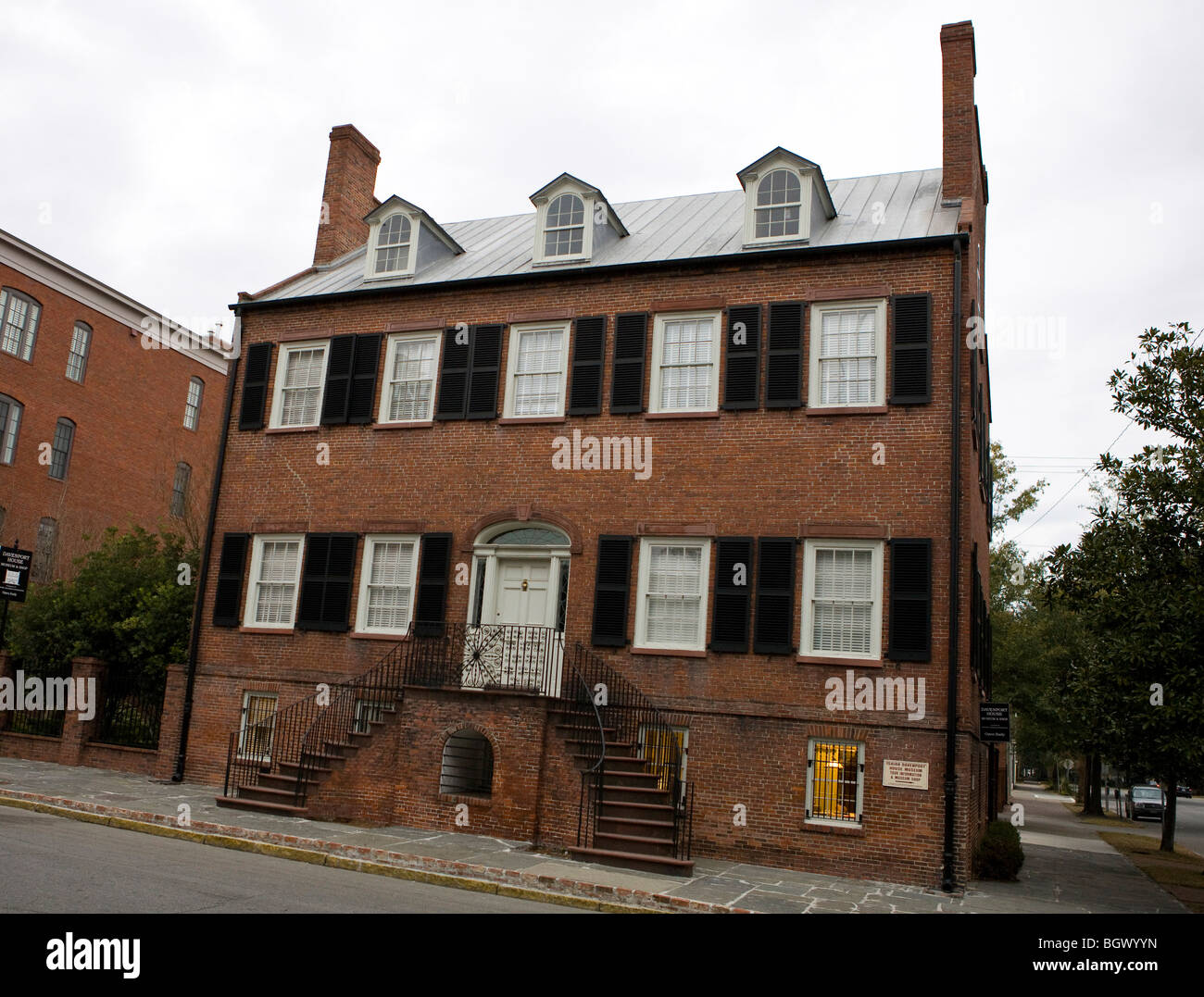 Davenport House and Museum, Savannah, Georgia, États-Unis d'Amérique. Banque D'Images