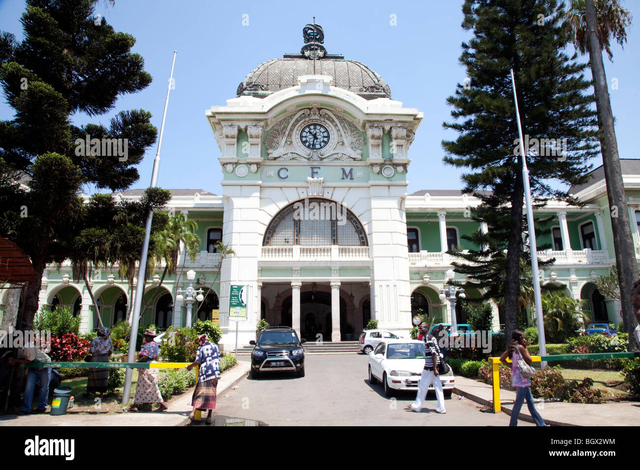 La gare sur Praca dos Trabalhadores conçu par Gustave Eiffel Banque D'Images