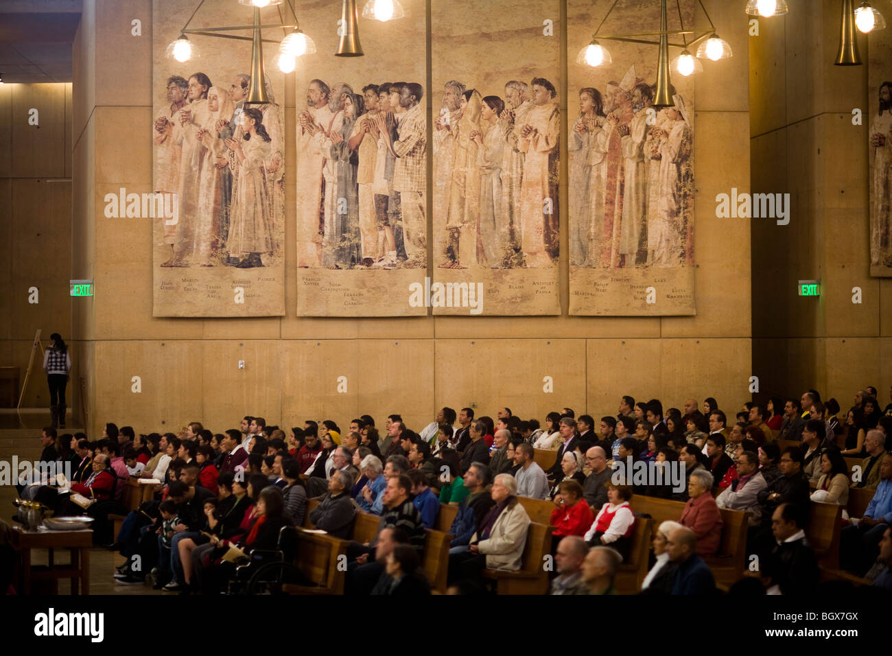 Cathédrale de Notre Dame des Anges, Los Angeles, Californie, États-Unis d'Amérique Banque D'Images