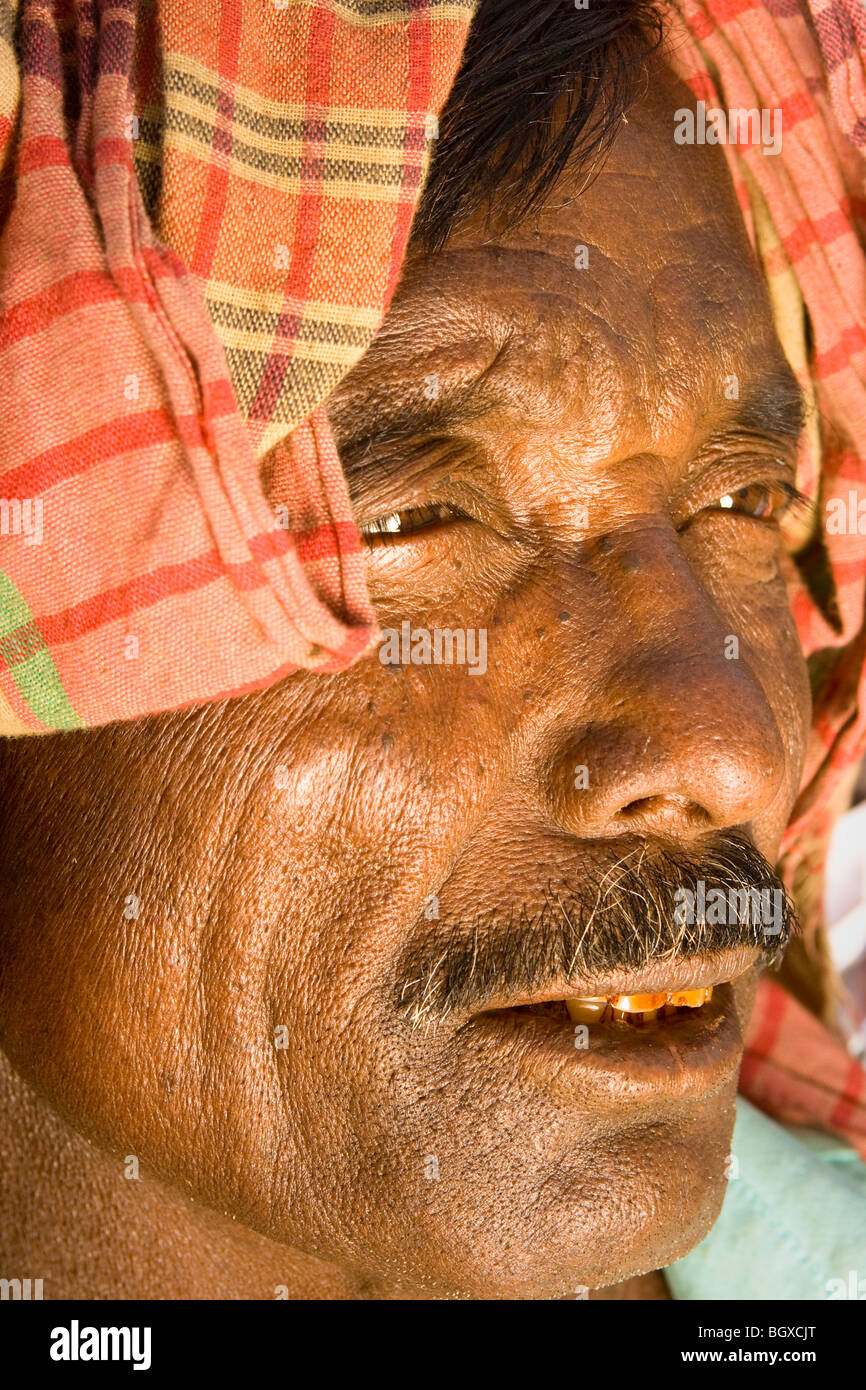 Portrait d'un homme du Bangladesh. Le Bangladesh Banque D'Images