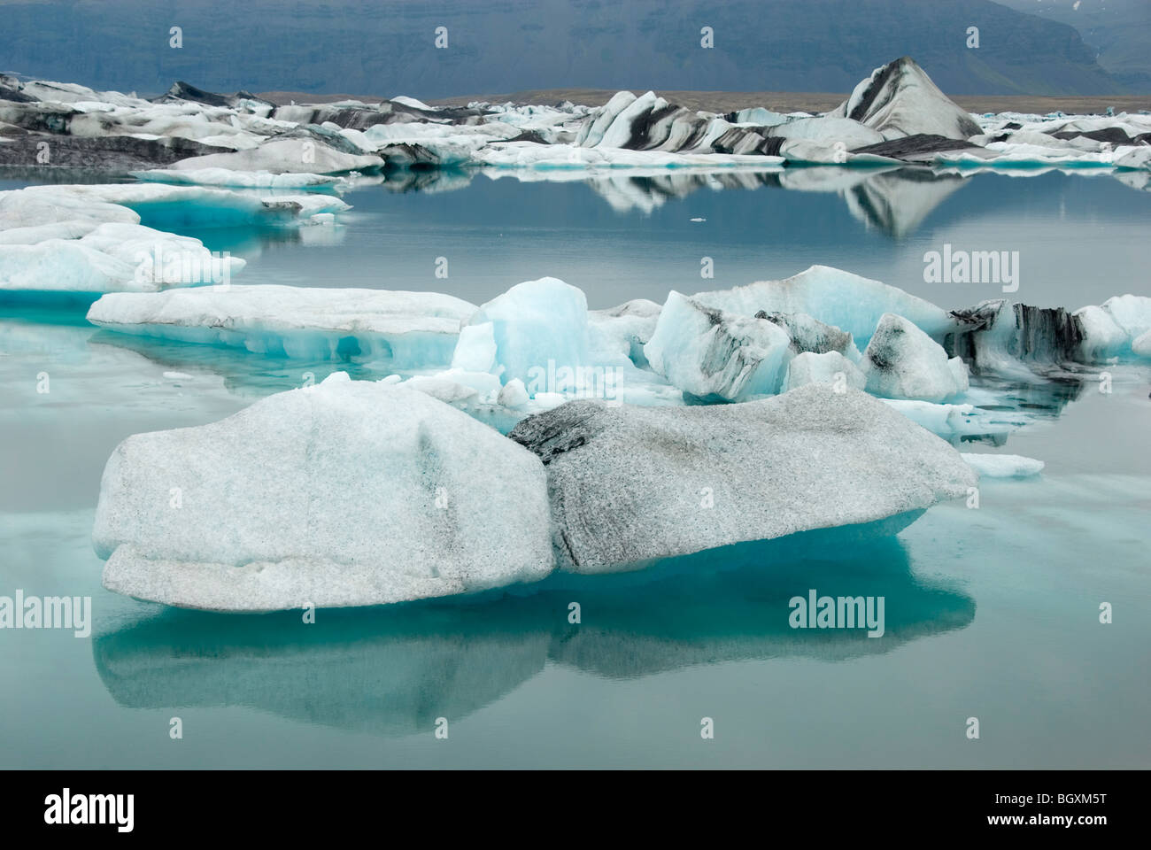 Lac glaciaire Banque D'Images