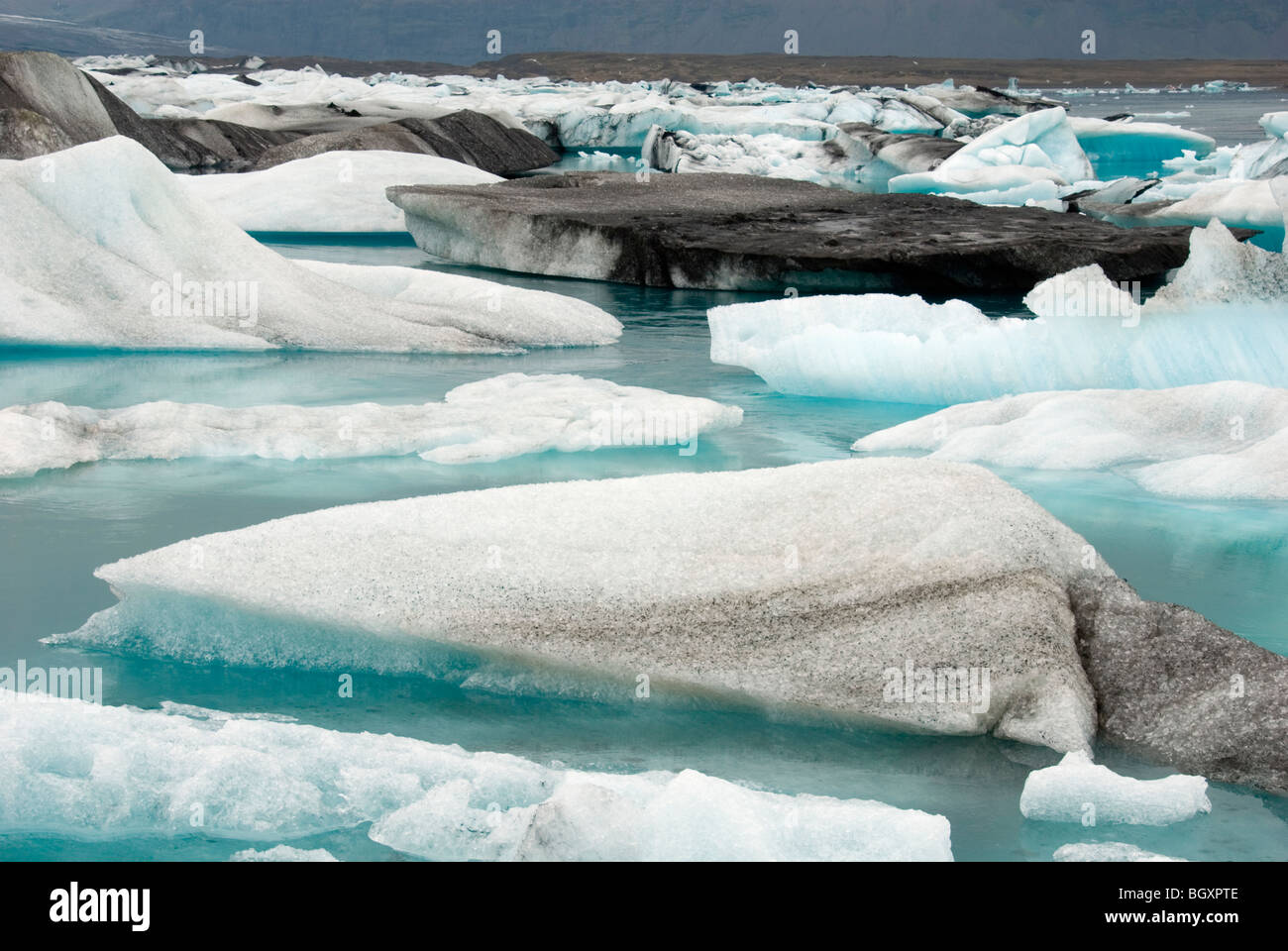 Lac glaciaire Banque D'Images