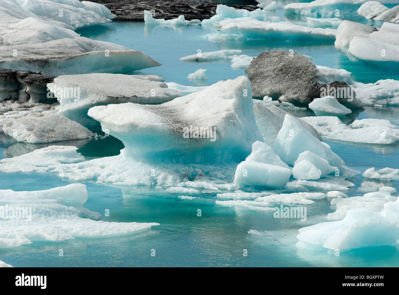 Lac glaciaire Banque D'Images