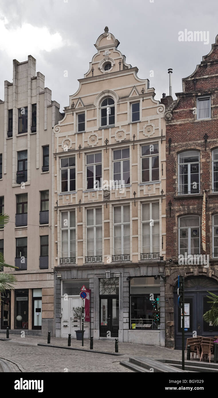 Place de la vieille halle aux blés 31, Bruxelles, Belgique. Patrimoine Architecture Banque D'Images
