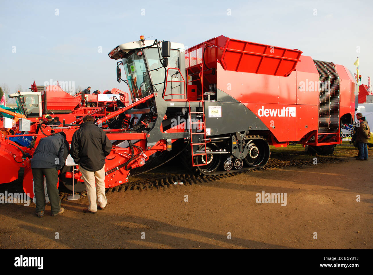 Dewulf Machines agricoles . Banque D'Images