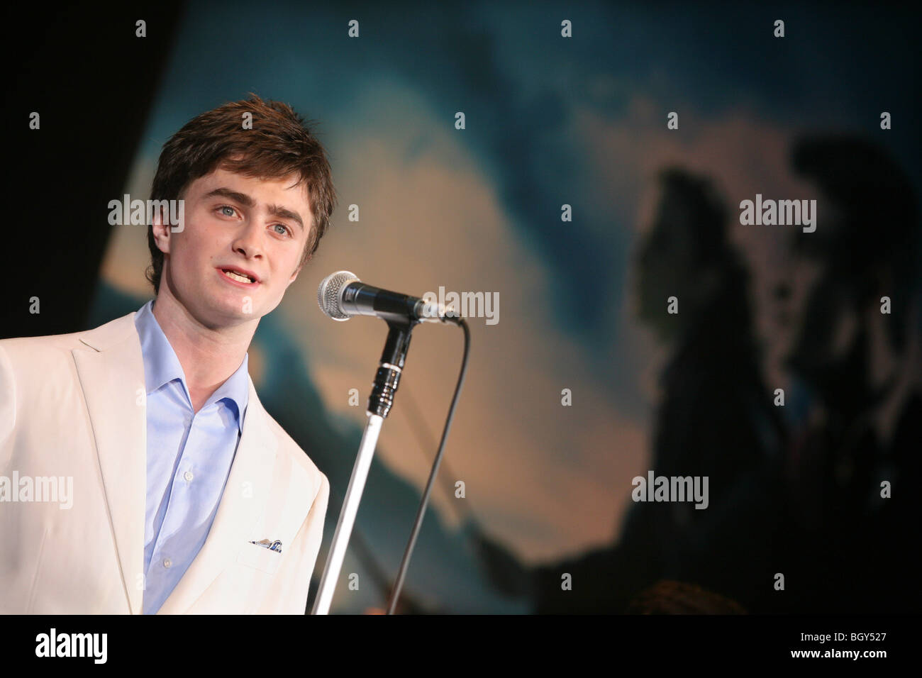 L'acteur Daniel Radcliffe à la première de 5e film Harry Potter "Harry Potter et l'Ordre du Phoenix", Tokyo Japon Banque D'Images