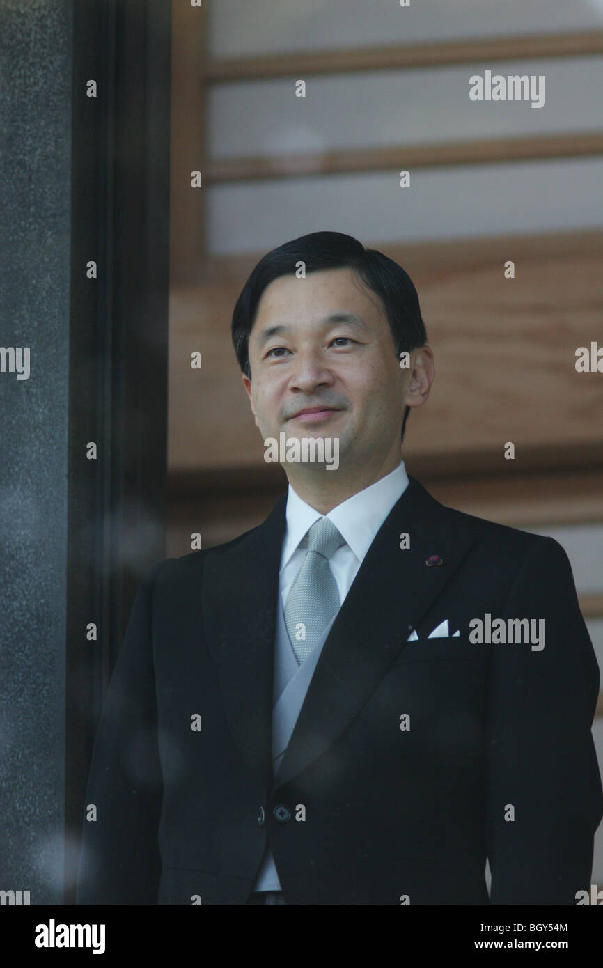 L'Empereur héritier Naruhito du Japon, fils de l'empereur Akihito émérite. (Photo prise lorsqu'il était prince de la couronne) Banque D'Images