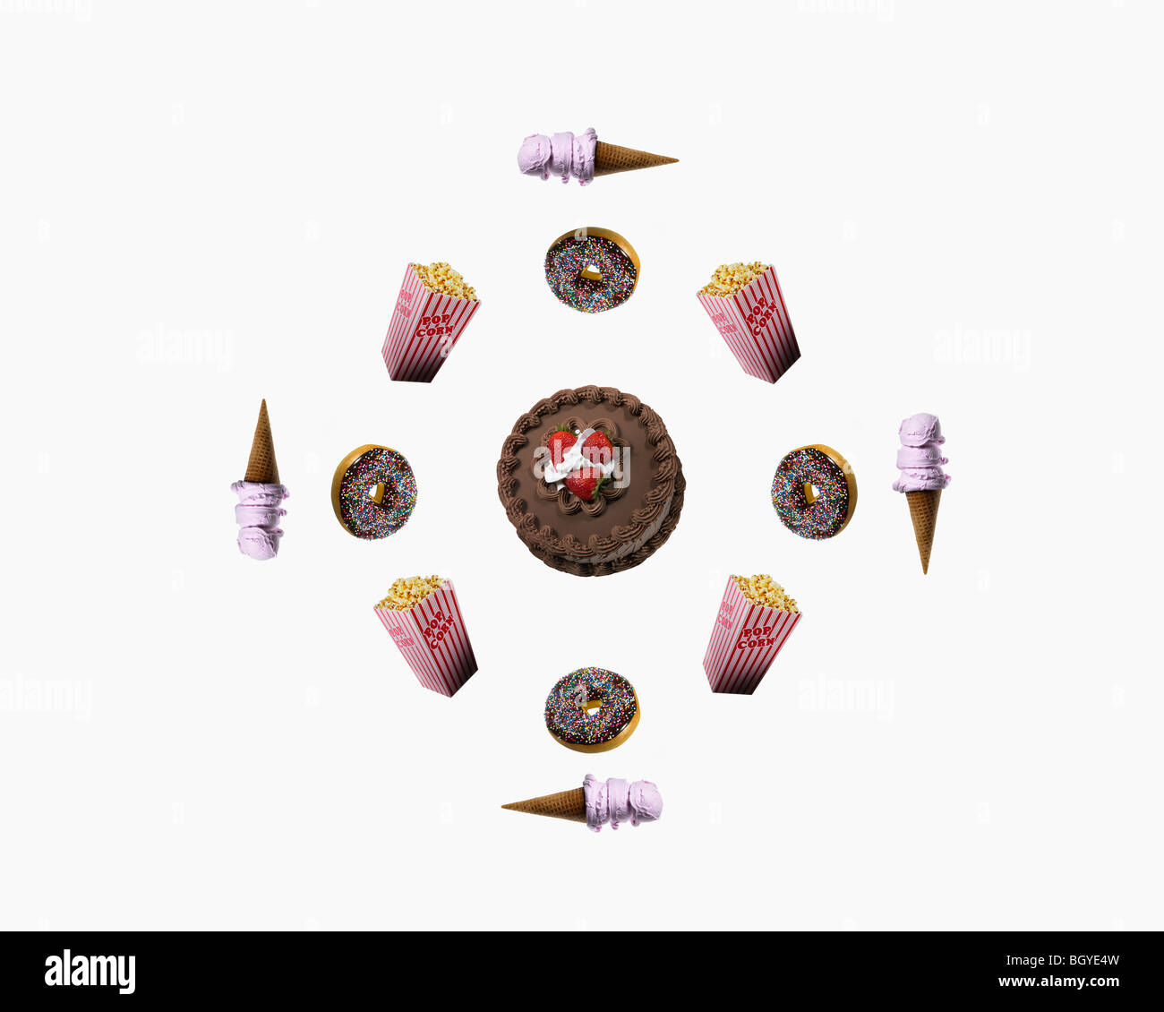 Junk food Banque D'Images