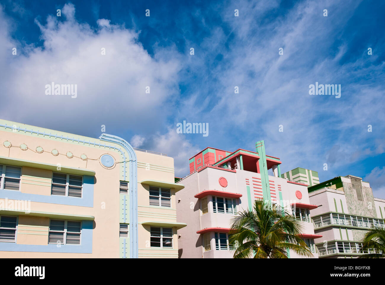 Bâtiments Art déco Banque D'Images