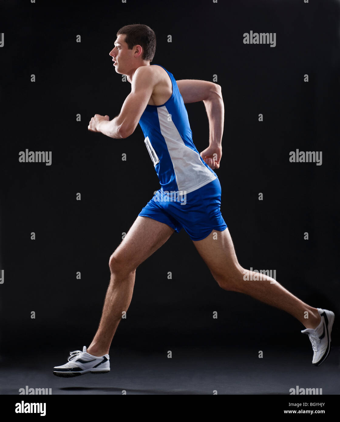 Athlète Runner Banque D'Images