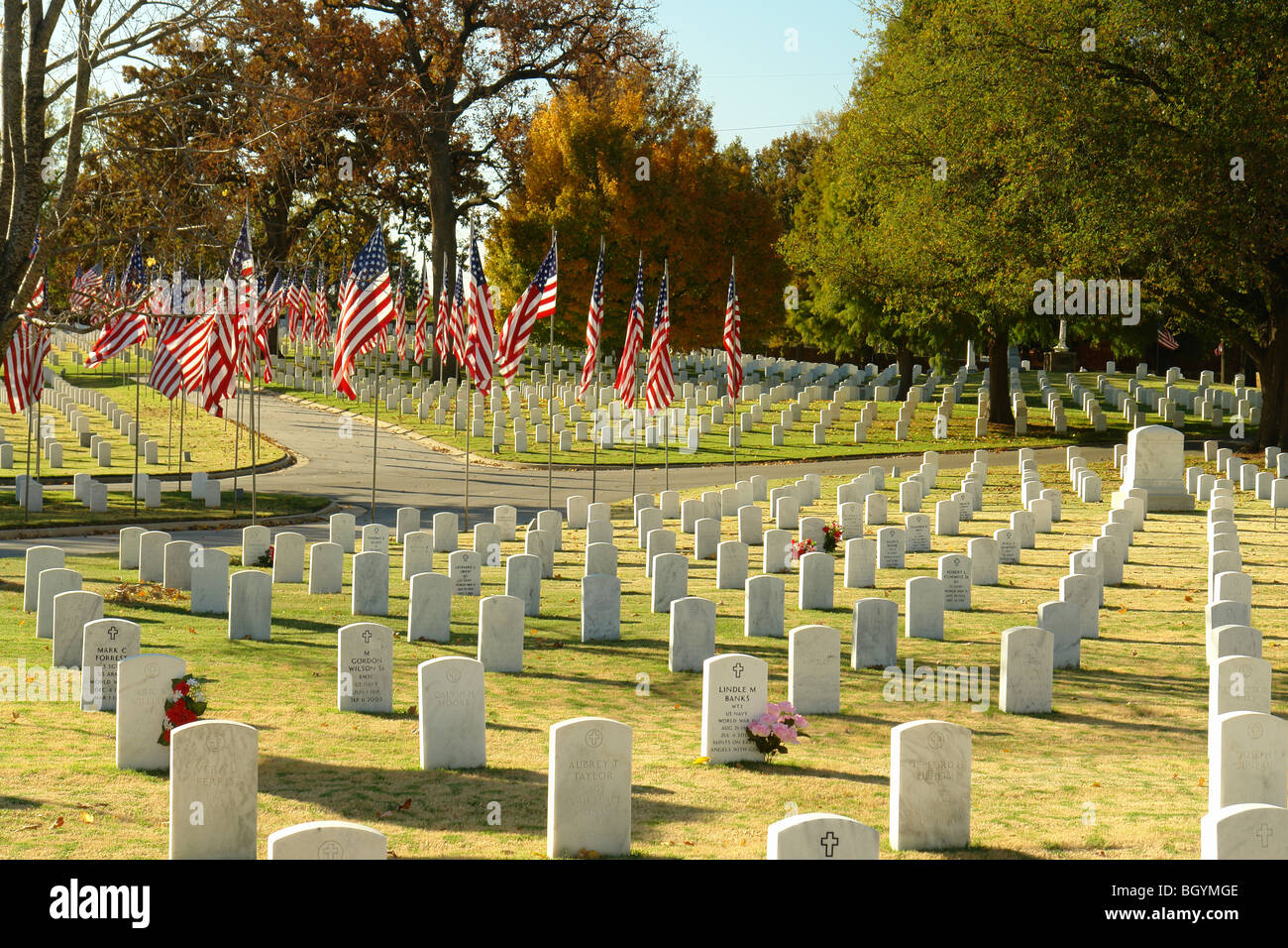 Fort Smith, AR, Arkansas, Fort Smith National Cemetery Banque D'Images