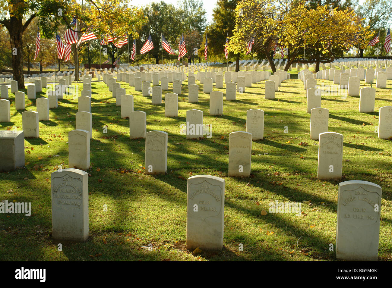 Fort Smith, AR, Arkansas, Fort Smith National Cemetery Banque D'Images