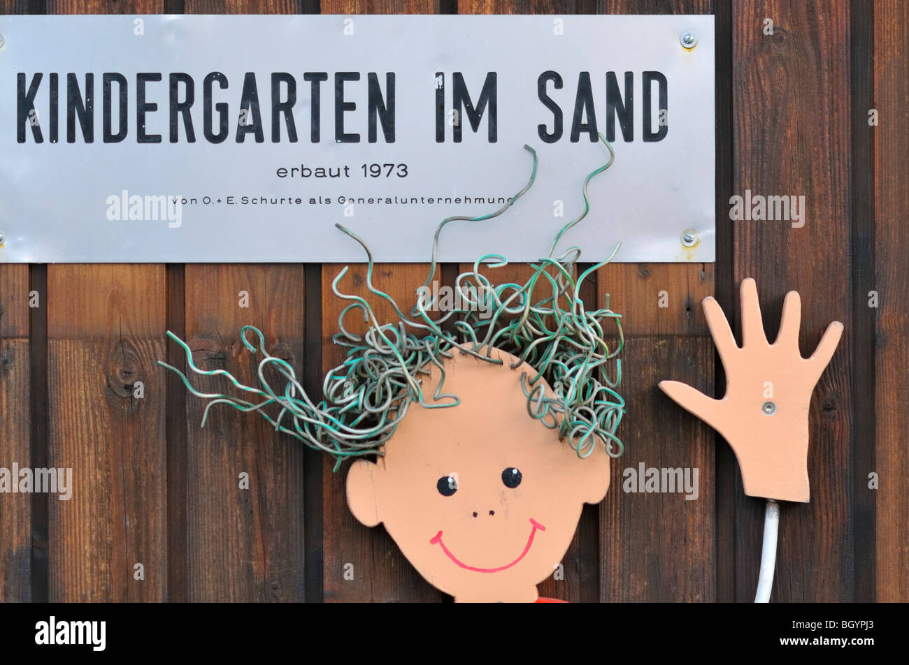 Jardin d'enfants 'im Sand', Triesen LI Banque D'Images