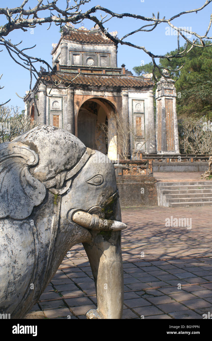 Le tombeau de Tu Duc, Hue, Vietnam Banque D'Images