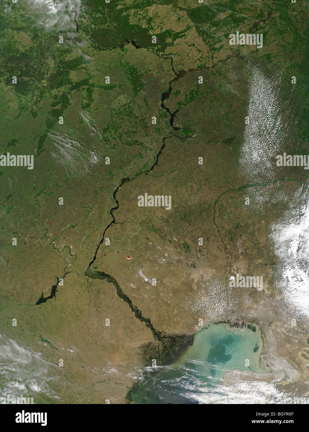 Image satellite de la Russie crédit NASA Banque D'Images Image satellite de la Russie crédit NASA Banque D'Images