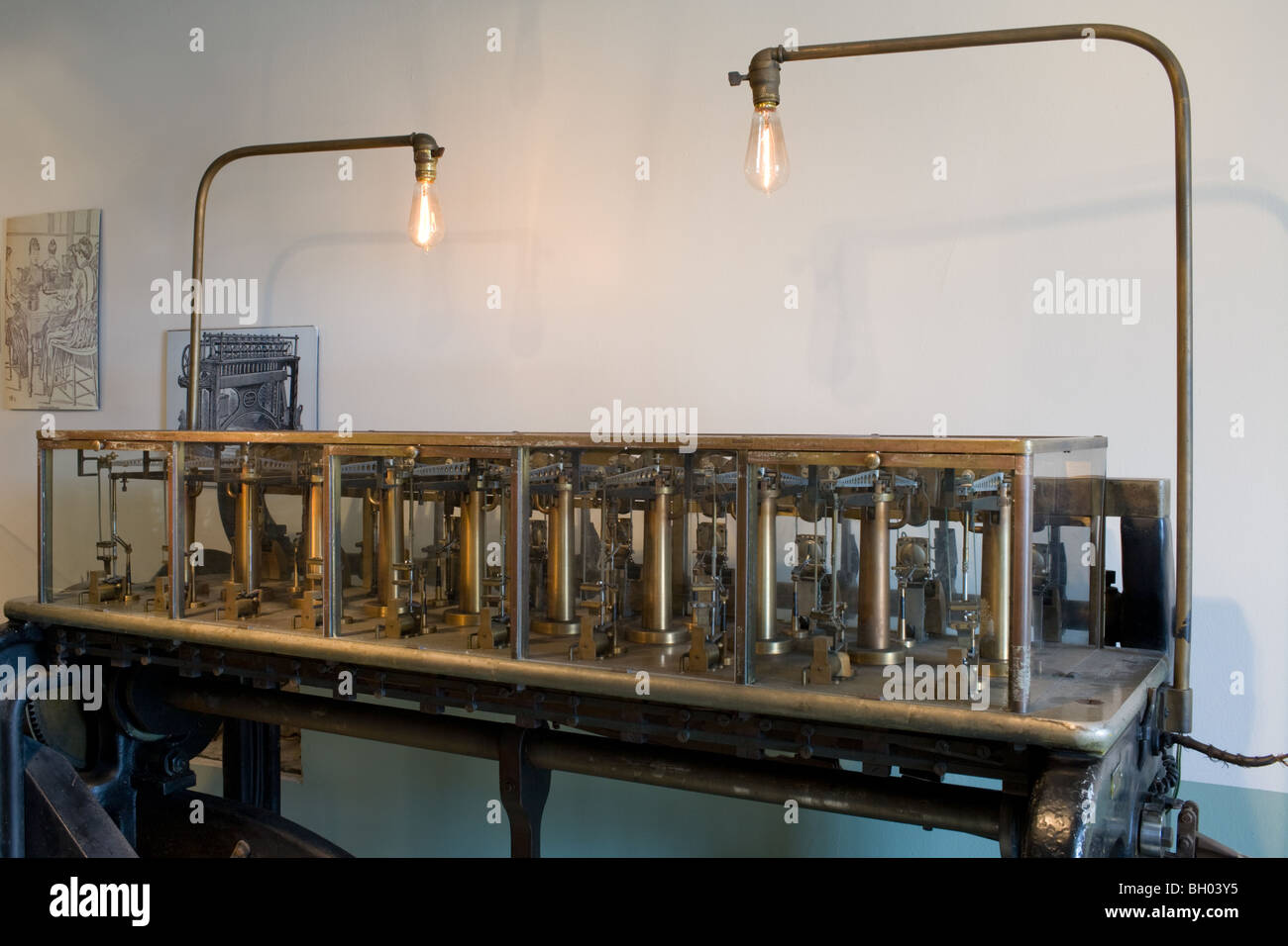 Appareil de pesage à fonctionnement automatique à Old U.S. Mint, Quartier français, la Nouvelle Orléans, Louisiane Banque D'Images